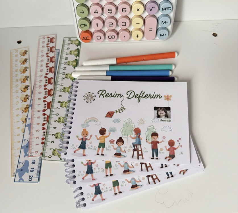 Kişiye Özel Mini Resim Defteri