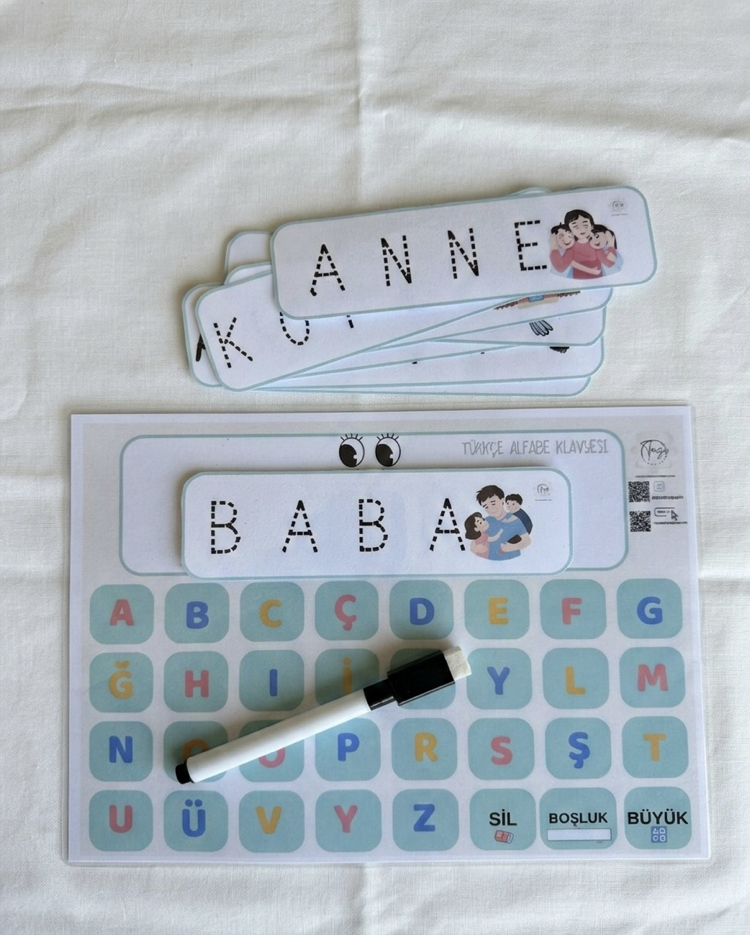 Cırt Cırtlı Yazı Tablosu